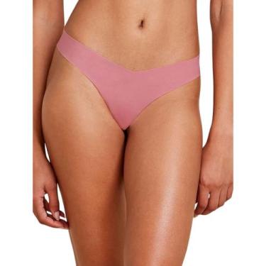 Imagem de Calcinha Fio Dental Hope Sem Costura Invisível Poliamida, Rosa gloss, 
