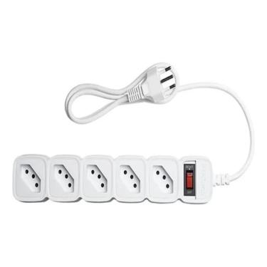 Imagem de Regua Tomada Filtro De Linha Protetor De Energia Intelbras EPE 205 BR Branco