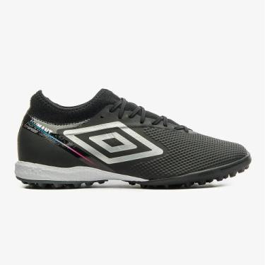 Imagem de Chuteira Society Adamant Top Speed Premier Umbro Unissex Cor:Preto+Cin