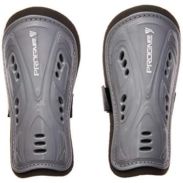 Imagem de Caneleira Futebol Futsal Sociey Fraldinha Sem Tornozeleira - Cinza Prata - Par