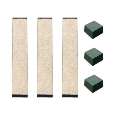 Imagem de Máquina De Afiar Facas Em Couro Bovino Com Pasta De Polimento E Conjun