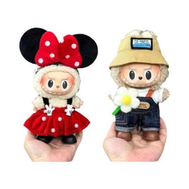 Imagem de Roupa Para Mini Boneca De 15-17cm Labubu Cosplay V1 V2 V3 Conjunto De 