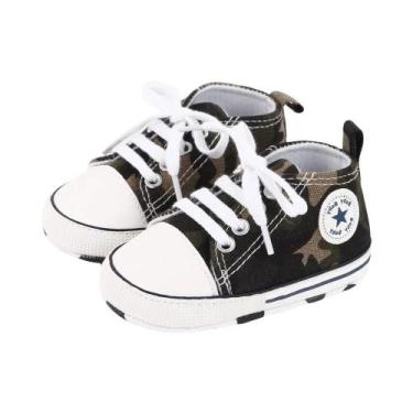 Imagem de Tênis De Lona Unissex Para Bebês, Sola Macia Antiderrapante, Primeiros