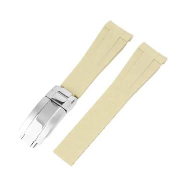 Imagem de Pulseira De Borracha À Prova d'Água De 20mm Para Rolex Série Ghost Day