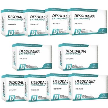 Imagem de Kit 10X Desodalina - 60 Cápsulas - Sanibras-Unissex