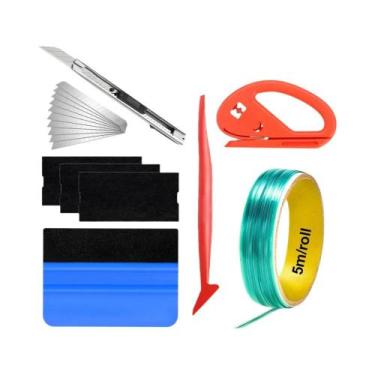 Imagem de Kit De Ferramentas Para Envelopamento Automotivo De 18/63 Peças: Espát