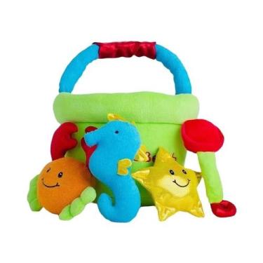 Imagem de Conjunto de brinquedos para bebês para aprendizagem e educação na prai