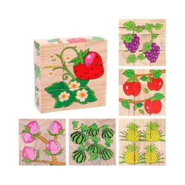 Imagem de Quebra-Cabeça 3D De Madeira Com Animais E Tráfego, Brinquedo Educacion