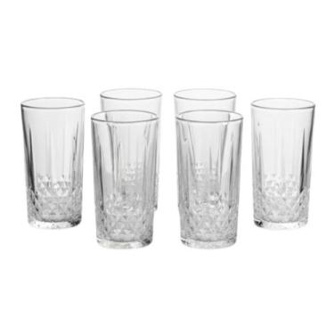 Imagem de Conjunto 6 Copos Vidro 280Ml - Jogo Copo Vidro Grosso - Carisma