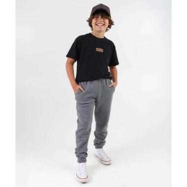 Imagem de Calça Juvenil Moletom Mescla Marisa Tam 10 a 16-50097 - MR, Cinza, 16