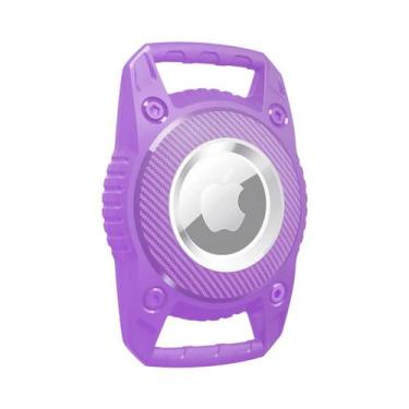 Imagem de Capa Protetora Impermeável Para Airtag IP68 Com Chaveiro Em TPU Rígido