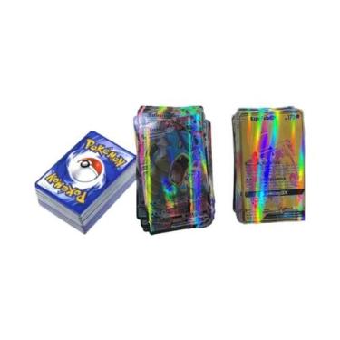Imagem de Cartas De Batalha Pokémon TCG GX Vmax Brilhantes 54/60/100/200 Peças P