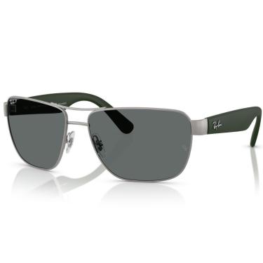 Imagem de Óculos de Sol Ray Ban Essentials Chumbo Polarizado RB3745L 04181-63-Unissex