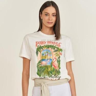 Imagem de Camiseta Colcci Paradise Feminino-Feminino