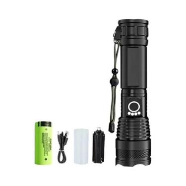 Imagem de Lanterna Recarregável De Alta Potência À Prova d'Água Em Liga De Alumí