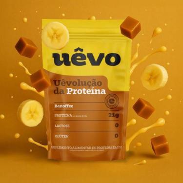 Imagem de Albumina 1Kg - Naturovos UEVO Pura Proteina do ovo sabores, BANOFFEE