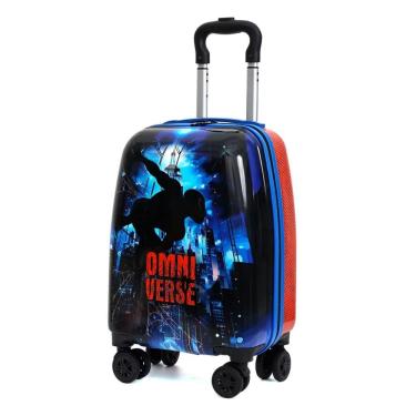 Imagem de Mala de Rodinhas Infantil para Viagem e Escolar Reforçada ABS/PC - Spider Omni Verse