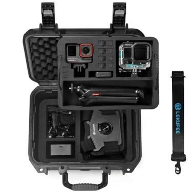 Imagem de Lekufee Capa Rígida À Prova D'Água Portátil Compatível Com Insta360 Ace Pro 2, Pro, Câmera E Mais Acessórios (Somente Capa)