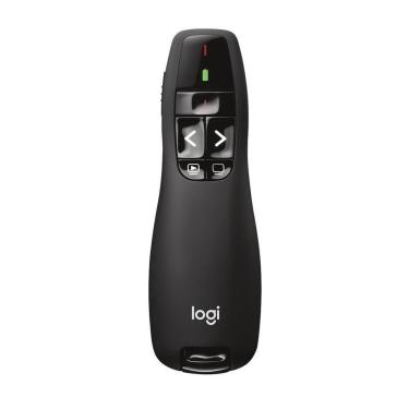 Imagem de Apresentador sem fio Logitech R400 com Laser Pointer Vermelho,Conexão USB e Pilha Inclusa-910-001354-Unissex