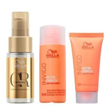 Imagem de Wella Professionals Invigo Kit - Shampoo + Máscara + Óleo Oil Reflection Kit-Unissex