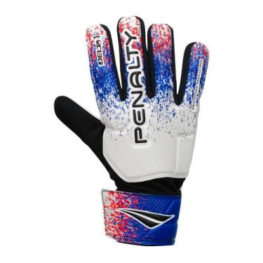 Imagem de Luva De Goleiro Profissional Adulto Penalty Futebol Original, Azul, 10