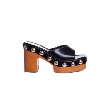 Imagem de Tamanco Zatz Salto Alto Preto-Feminino