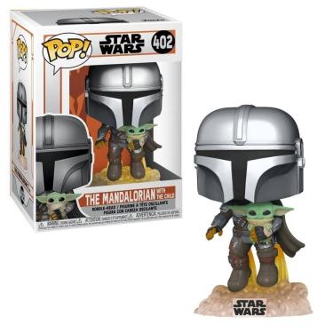 Imagem de Boneco Funko Pop! Star Wars - Mandaloriano Com Jet Pack