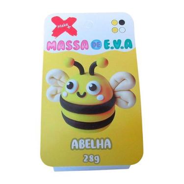 Imagem de Massa De Eva Em Pote De 28g 4 Cores Cada com tema de Animais Make, Abe