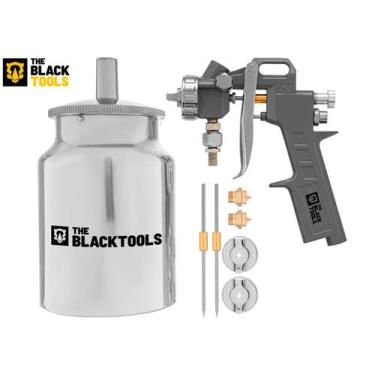 Imagem de Pistola Pintura Sucção 1000ml 3 Bicos 1.2 1.5 1.8 - Btpt1100 Profissio