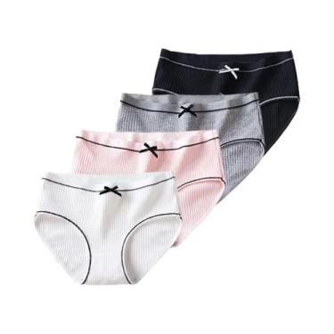 Imagem de Conjunto De Sutiãs E Calcinhas De Algodão Para Meninas, Sem Fio, Para 