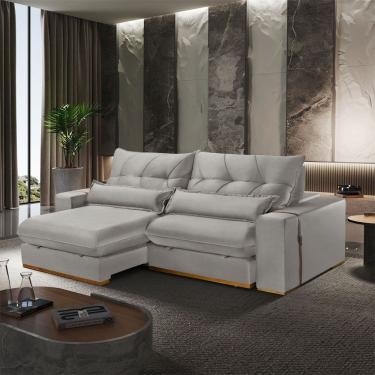 Imagem de Sofa Retratil e Reclinavel 290 cm Braco 25 cm Lake Meu Sofa Online