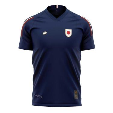 Imagem de Camisa Japão Eurodry Marinho Original Rinno Class Futebol-Masculino