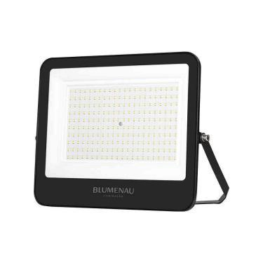 Imagem de Refletor LED PRO 200W IP66 Bivolt 6.500K - Preto Blumenau Iluminação