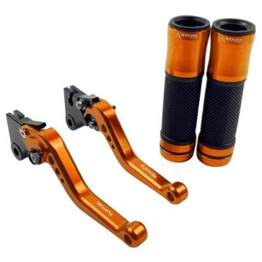 Imagem de Kit Manete Manopla Esportivo Ttan Fan Start Cargo a lona Pop 100 110 -