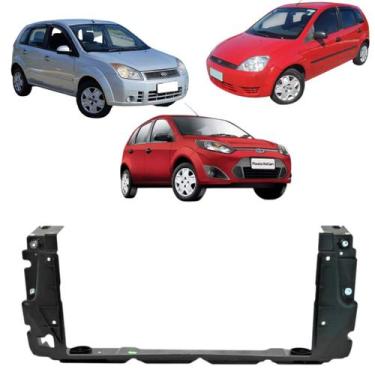 Imagem de Painel Frontal Ford Fiesta 2003 2004 A 2014 Inferior Preto Liso - LOMA