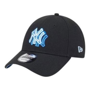 Imagem de Boné New Era 940 Neon New York Yankees Preto Masculino-Masculino