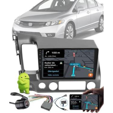 Imagem de Multimídia 10" Polegadas Honda Civic 2006 até 2011 Android Bluetooth E