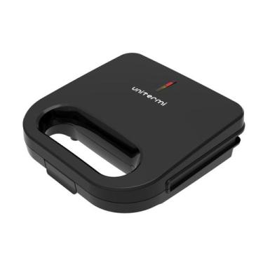 Imagem de Grill Sanduicheira Preta 750w Aço Inoxidável 110v ou 220v Unitermi, 11
