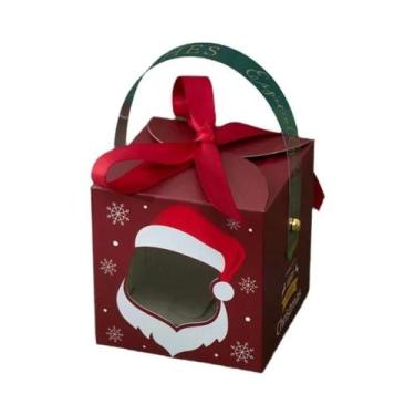 Imagem de Caixa De Doces Para a Véspera De Natal Com 5 Peças, Caixa De Presente 