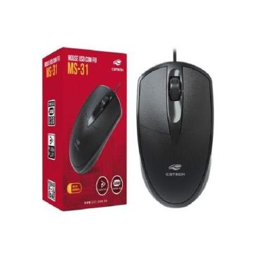 Imagem de Mouse C3Tech Usb Ms-31Bk Preto