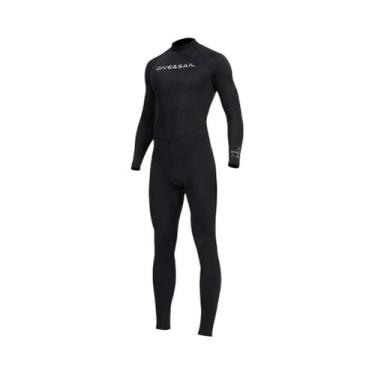 Imagem de Roupa De Mergulho Masculina De Manga Comprida, Protetor Solar, Snorkel