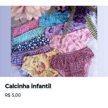 Imagem de Calcinha infantil - ., Estampa rosa com bolinhas