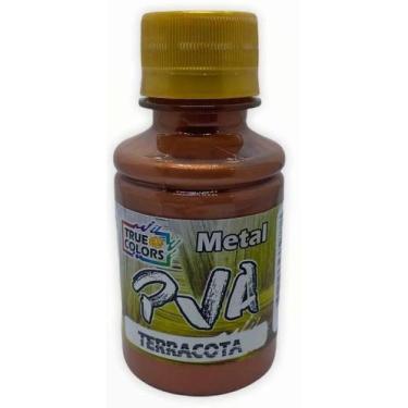 Imagem de Tinta PVA Metal True Colors Terracota 100 ml - Efeito Metálico - no-br