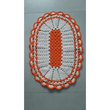 Imagem de Trilho Crochê Laranja 100% Artesanal - Débora Dutra 