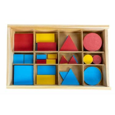 Imagem de Jogo Pedagógico Infantil Blocos Lógicos brinq Mutti - brinq Mutti