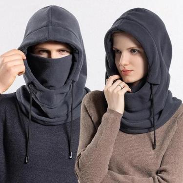 Imagem de Máscara Balaclava Unissex De Inverno, À Prova De Vento, Com Gorro Térm