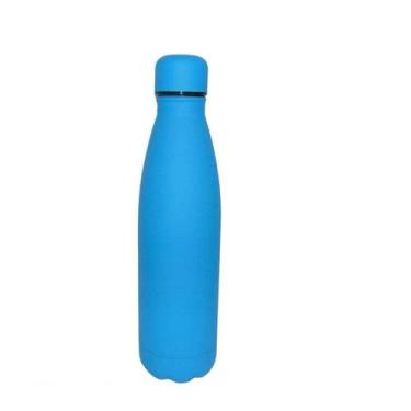 Imagem de Garrafa Cantil Inox 500ml Colors WX10708 - Wellmix, Azul claro