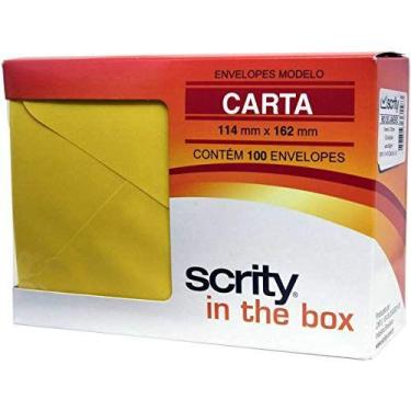 Imagem de Envelope Carta Colorido 114X162 Amarelo Rio De Jan.80G - SCRITY