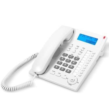 Imagem de Telefone fixo com fio ZAMQIU com identificador de chamadas e viva-voz