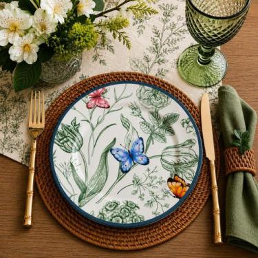 Imagem de Prato Sobremesa Campestre 19cm - GNJ HOME DECOR